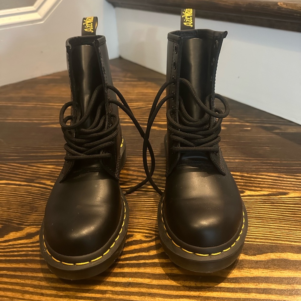 Dr. Martens Black Leather Boots